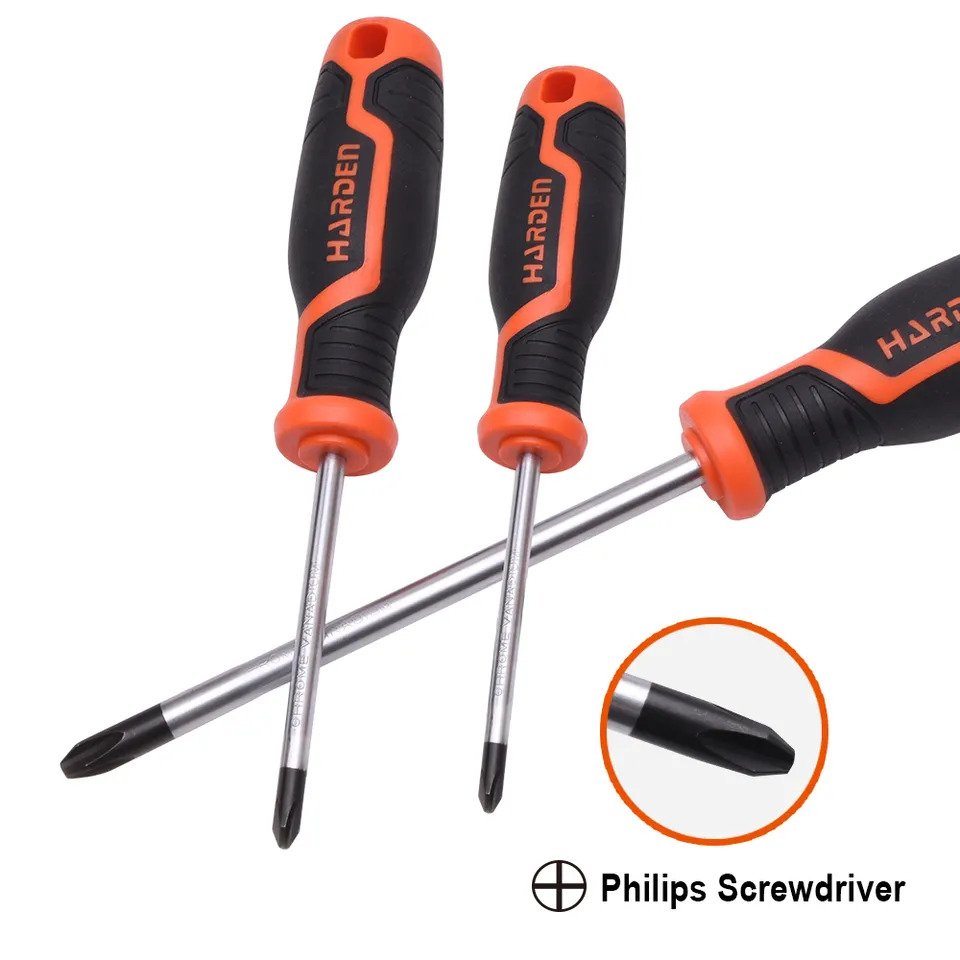 Picture of Harden PH2x38mm Philips Magnetic Screwdriver 6" (148mm) Star Screwdriver with strong magnet Premium Quality 550281