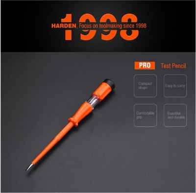 Picture of Harden 145mm Voltage Tester Electrical Test Pencil 660001