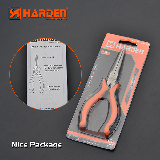 Picture of Harden 4.5" Professional Mini Lengthen (Extra Long) Nose Plier 560308