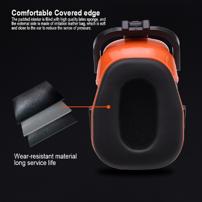 Picture of Harden Fordable Ear Muff SNR: 28dB Hearing Noise Protection Earmuffs Shooting Noise Cancel Cover Head Ear Muffs Hearing Protection Sound Suppression Ear Muffs 780312