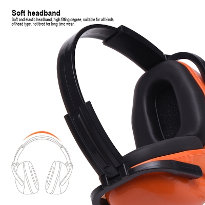 Picture of Harden Fordable Ear Muff SNR: 28dB Hearing Noise Protection Earmuffs Shooting Noise Cancel Cover Head Ear Muffs Hearing Protection Sound Suppression Ear Muffs 780312