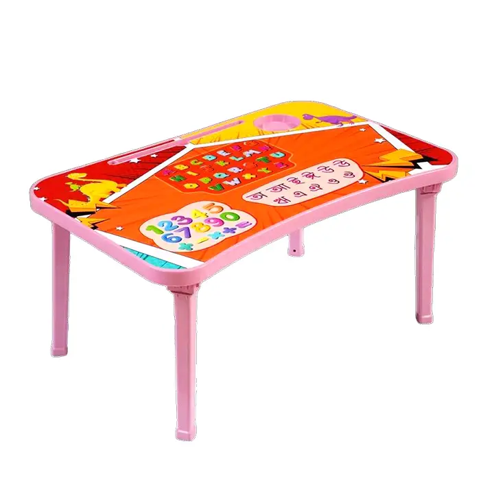 Picture of Baby Study Foldable Table (ABC)-Pink-TEL