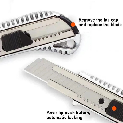 Picture of Harden 18mm Snap-off Cutter Aluminum Alloy Cutter household Utility Cutter 570307