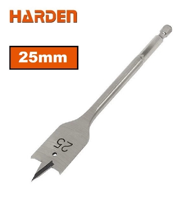 Picture of Harden 25mm Flat Wood Bit ( length 150mm, 1/4" hex shank ) Model: 613025 - Tools, DIY & Outdoor - Modern and Trendy Progressive