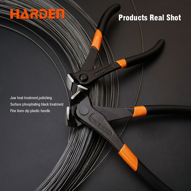 Picture of Harden 6" End Cutting Plier (150 mm) Alloy Steel Professional Soft Grip Handles Forged CRV Steel 560540
