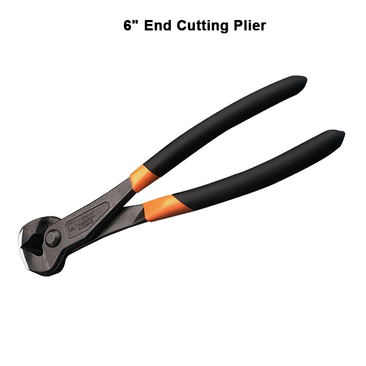 Picture of Harden 6" End Cutting Plier (150 mm) Alloy Steel Professional Soft Grip Handles Forged CRV Steel 560540