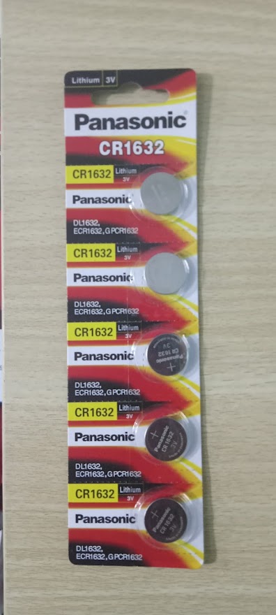 Picture of CR1632 Lithium Battery Car remote battery 3V Lithium Coin Battery - 5pcs Pack