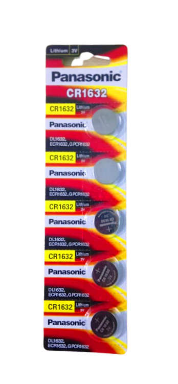 Picture of CR1632 Lithium Battery Car remote battery 3V Lithium Coin Battery - 5pcs Pack