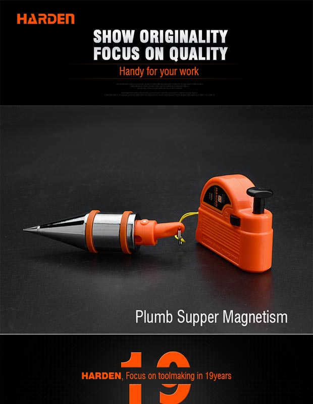 Picture of Harden Supper Magnetism Plumb Bob ( 6 M x 400G ) Professional 620604