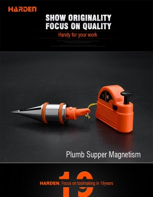 Picture of Harden Supper Magnetism Plumb Bob ( 6 M x 400G ) Professional 620604