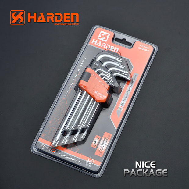 Picture of Harden 540604 9Pcs Long Trox Key Wrench Set