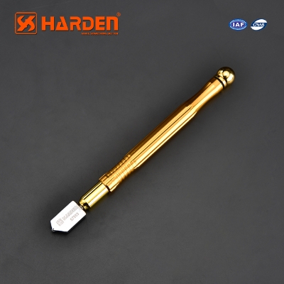 Picture of Harden 185mm Professional Auto-Oil Glass Cutter with Aluminum Alloy Handle cutting ability: 5 - 15mm thick glass 570353.