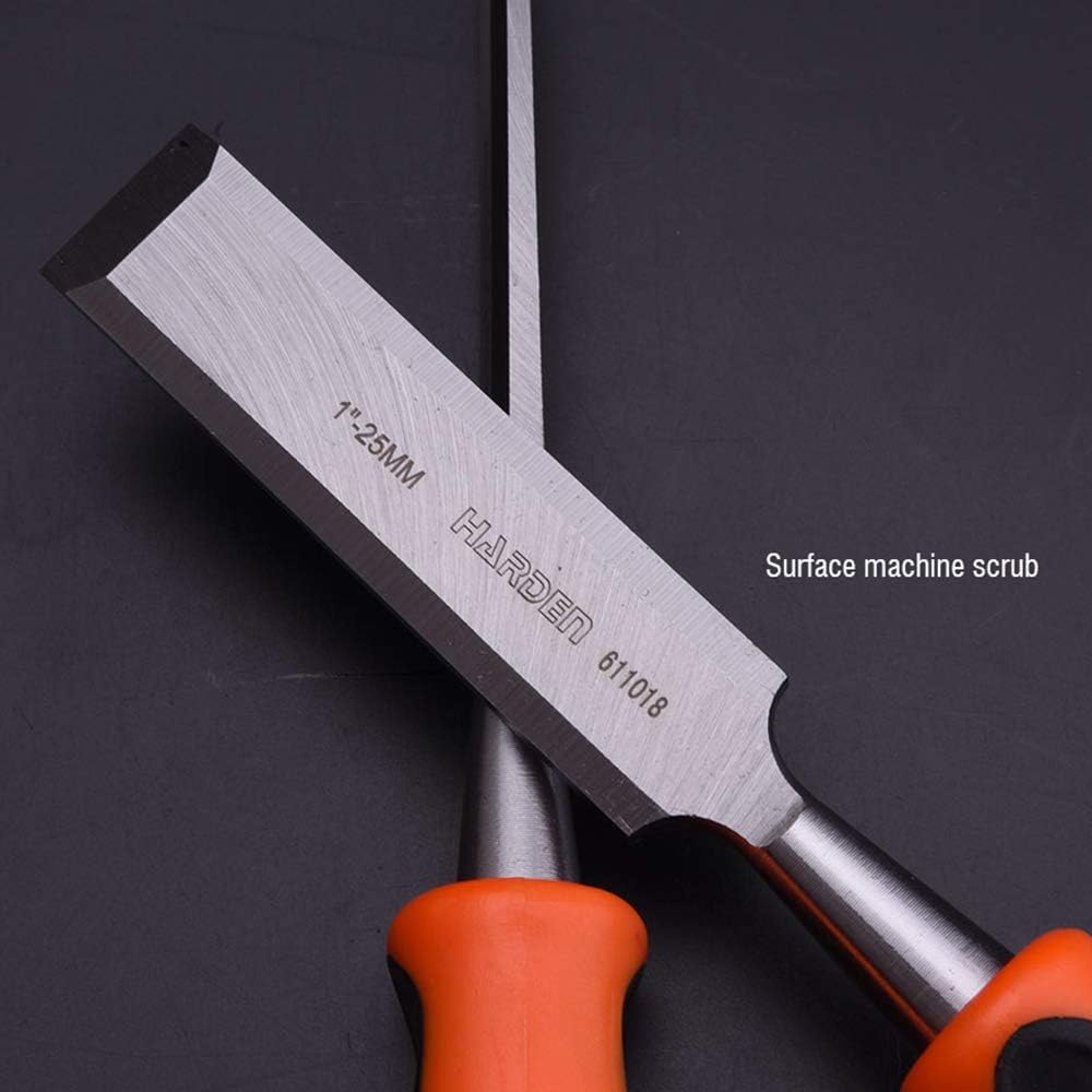 Picture of Harden 25mm Woodwork Chisel ( 25mm x 270mm ) High Quality Wood Carved Carpenter Woodworking Wood Carving Chisel Tools Set 611018