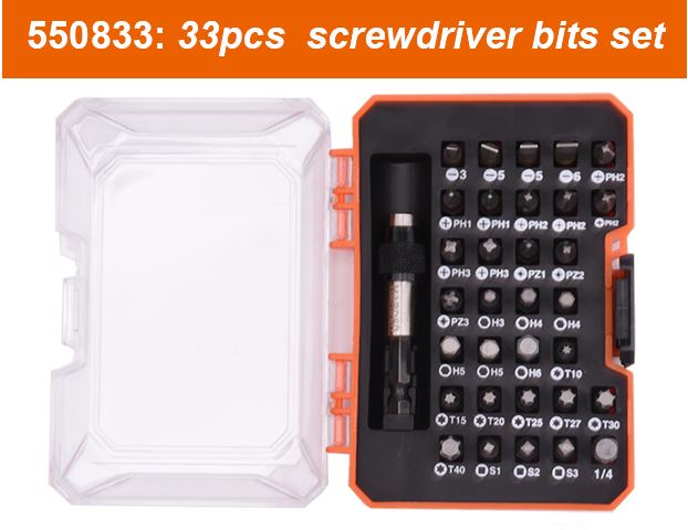 Picture of Harden 33Pcs Screwdriver Bits Set Repair Tools Kit Magnetic 550833