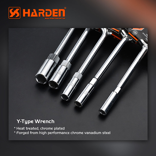 Picture of Harden Y-Type Wrench (12x14x17mm) Professional Auto Repairing Tool 670225