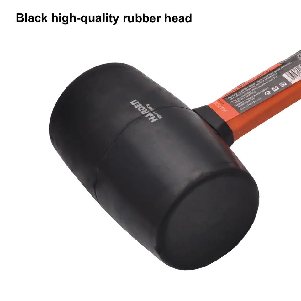 Picture of Harden 250g / 450g / 700g Rubber Mallet with Fiberglass Handle Professional 590412 / 590415 / 590417