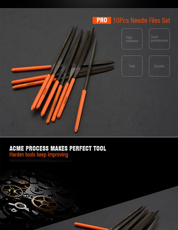 Picture of Harden 10Pcs Needle Files Set (4x160mm) Professional 610622