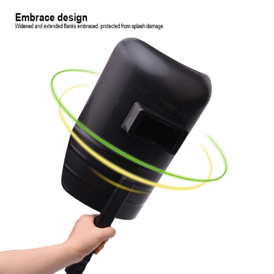 Picture of Harden 470X225mm Automatic welding helmet Top quality Black Impacted Resistant Shell 766002