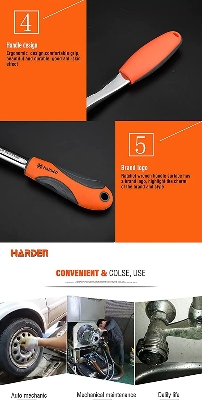 Picture of Harden Professional 1/4" Quick Release Ratchet Wrench with Grip Handle 535303