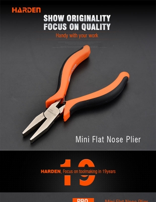 Picture of Harden 4.5" Professional Mini Flat Nose Plier 560306
