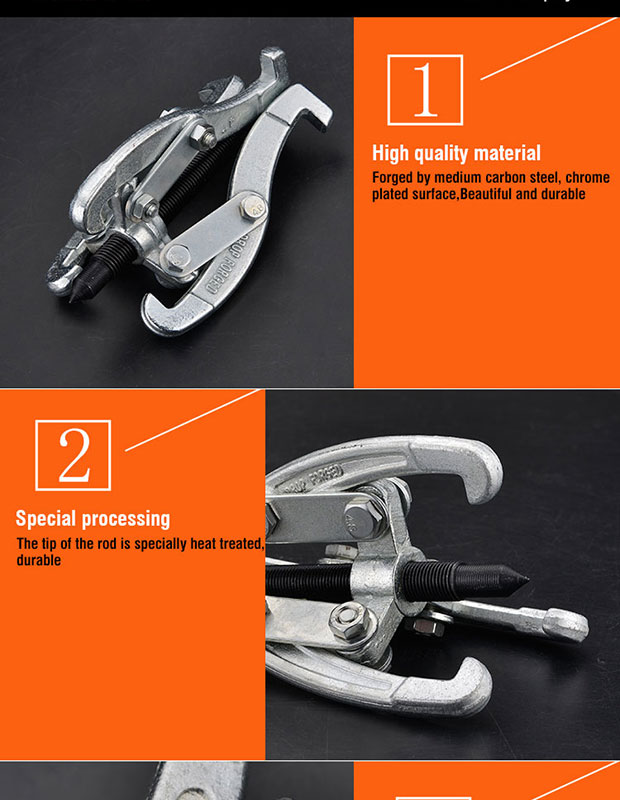 Picture of Harden 6" 2IN1 2 & 3 Jaw Gear Puller for Gears, Pulleys, Bearings and Flywheels 600423