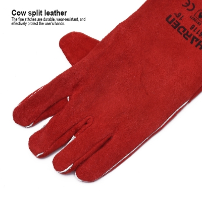 Picture of Harden 16＂ Welding Gloves top quality long welding gloves leather welding glove 766116