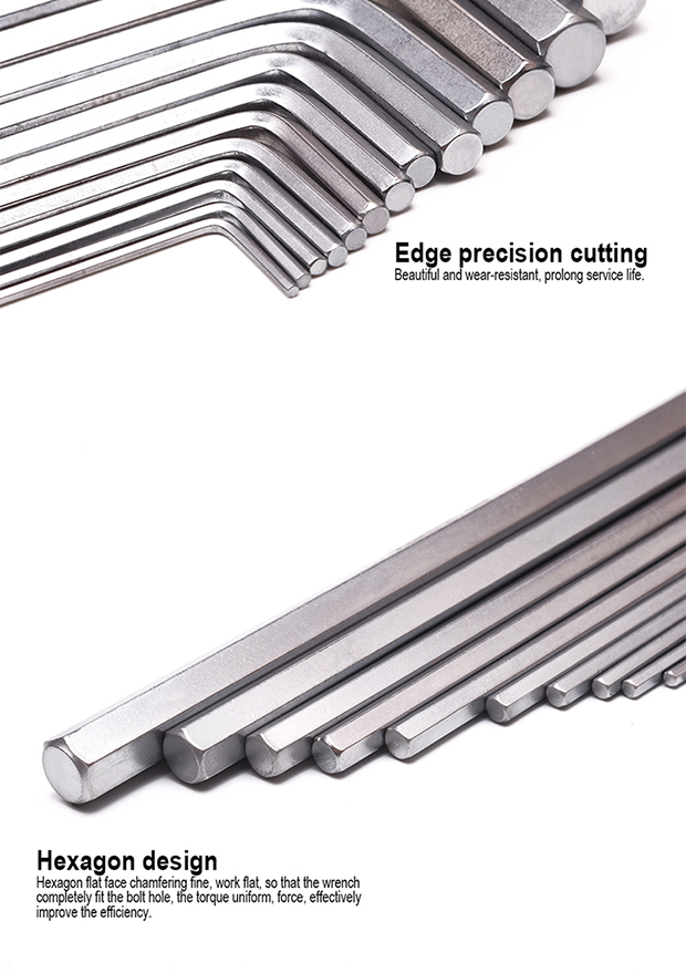 Picture of Harden 13Pcs Inch Long Hex Key Wrench Heavy Duty Tools Heat Treat Cr-v No Ratings 540613