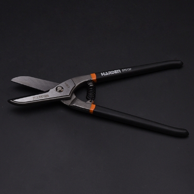 Picture of Harden 10" (250mm) Germany Type Tin Cutter Iron Sheet Shear Spring Scissors For Cutting Carbon Steel Cutting Scissors Perfect for Cutting Cut Tin Snips  570136