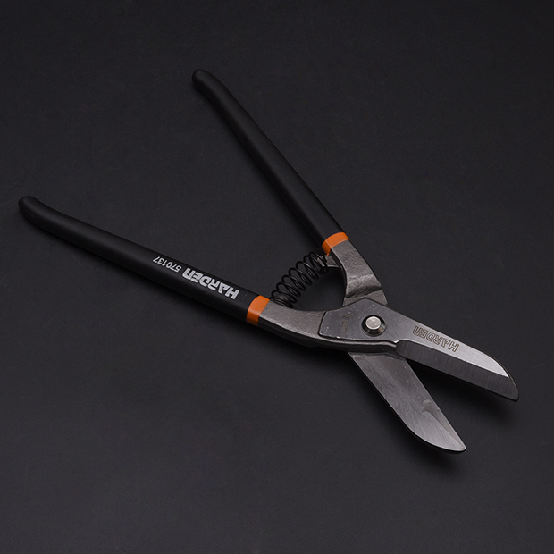 Picture of Harden 10" (250mm) Germany Type Tin Cutter Iron Sheet Shear Spring Scissors For Cutting Carbon Steel Cutting Scissors Perfect for Cutting Cut Tin Snips  570136