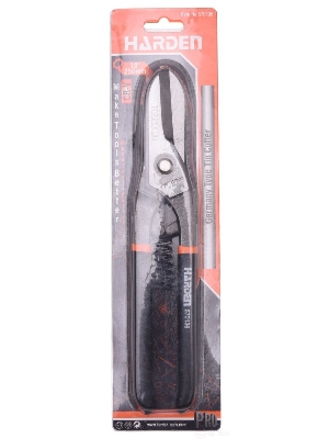 Picture of Harden 10" (250mm) Germany Type Tin Cutter Iron Sheet Shear Spring Scissors For Cutting Carbon Steel Cutting Scissors Perfect for Cutting Cut Tin Snips  570136