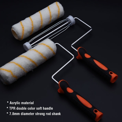 Picture of Harden 9" Paint Roller and Cover Frame and Paint Roller Cover Microfiber Naps Roller Brush 620135