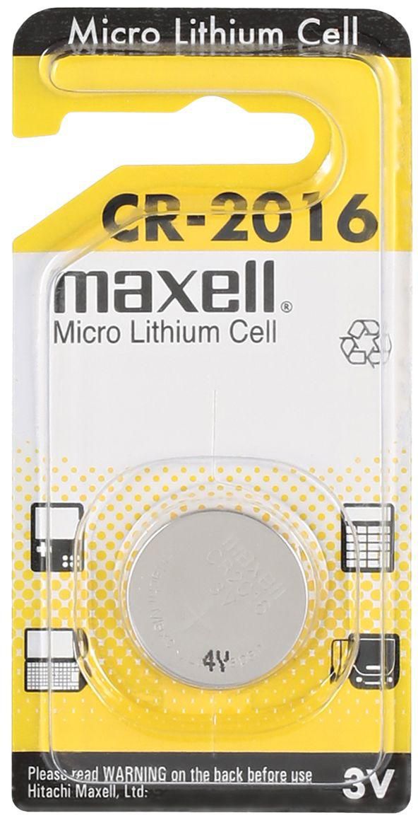 Picture of CR2016 3 Volt Lithium Coin Battery for watches, calculators, and car key fobs