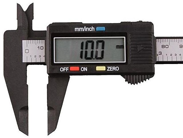 Picture of Digital Slide Calipers 150 mm 6 Inch (Carbon Fiber)