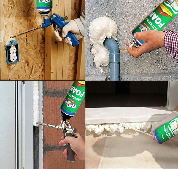 Picture of Shuode PU Foam Polyurethane Foam Expanding Spray Sealant FA 33 750ml