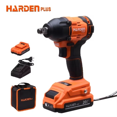 Picture of Harden 20V Brushless Cordless Impact Wrench 300Nm 1/2" Drive with 2pcs battery & 1pc Charger 756424