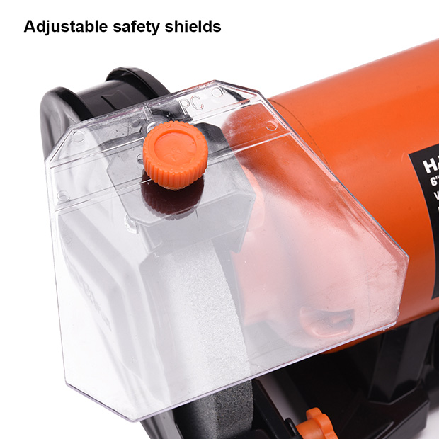 Picture of Harden 8" (200mm) Bench Grinder 350W (200X20X12.7mm) Model No: 753608