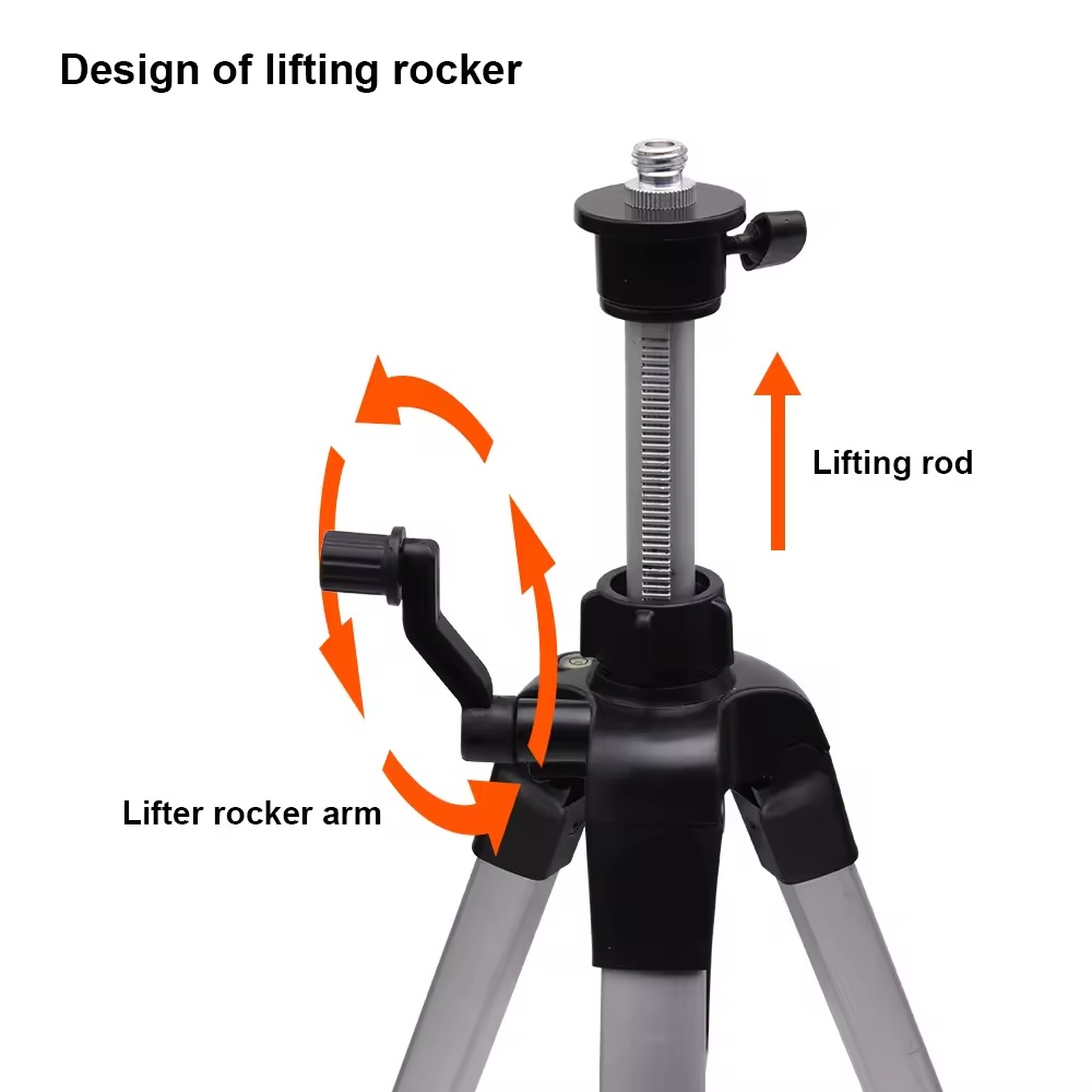 Picture of HARDEN 570mm-1450mm aluminum elevator tripod optical instruments tripod laser level tripod 581014