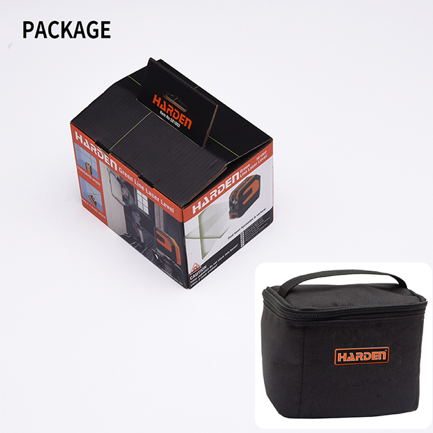 Picture of HARDEN 10M Green Beam Laser Level Self-Leveling Cross Line Laser Level 581002