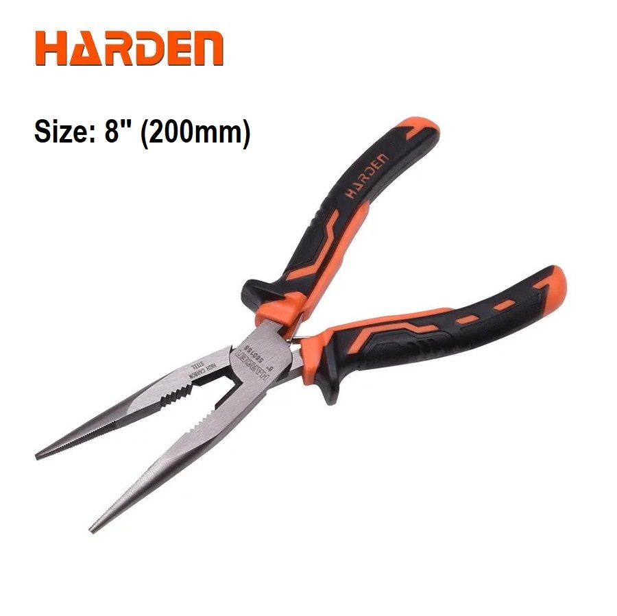 Picture of Harden 6" / 8" Long Nose Plier Range Hand Tool Pliers carbon steel 560156 / 560158