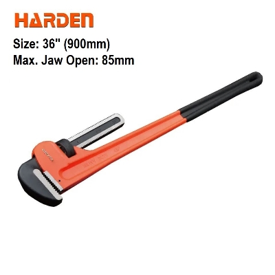Picture of Harden 36" Pipe Wrench Professional Heavy Duty Chrome Vanadium - Large Torque, Easy to Adjust, Strong Clamping, Thick Body 600816