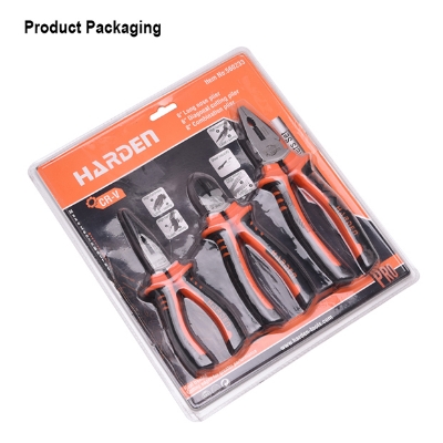 Picture of Harden 3Pcs Pliers Set ( 8" combination pliers, 6" long nose pliers, 6" diagonal pliers ) Set tool set 560233