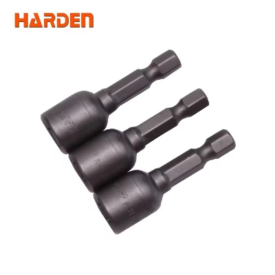 Picture of Harden 3Pcs 10mm Magnetic Nut Driver Roofing Socket 45mm Long 550614