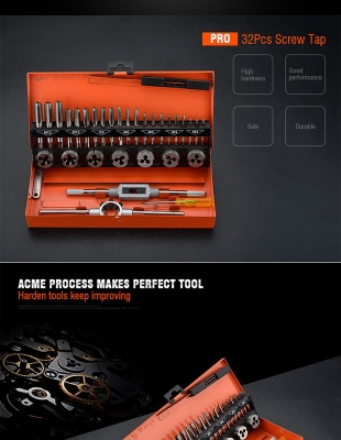 Picture of Harden Professional 32Pcs Screw Tap Set Die set 610453