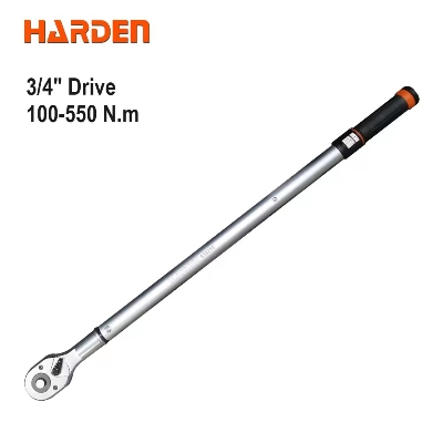 Picture of HARDEN 100-550N.m 3/4" Torque Wrench Set adjustable ratchet wrench spark plug socket spanner tools set torque wrench 538255