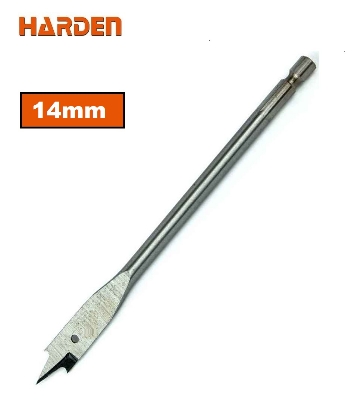 Picture of Harden 14mm Flat Wood Bit (length 150mm, 1/4" hex shank ) Model: 613014