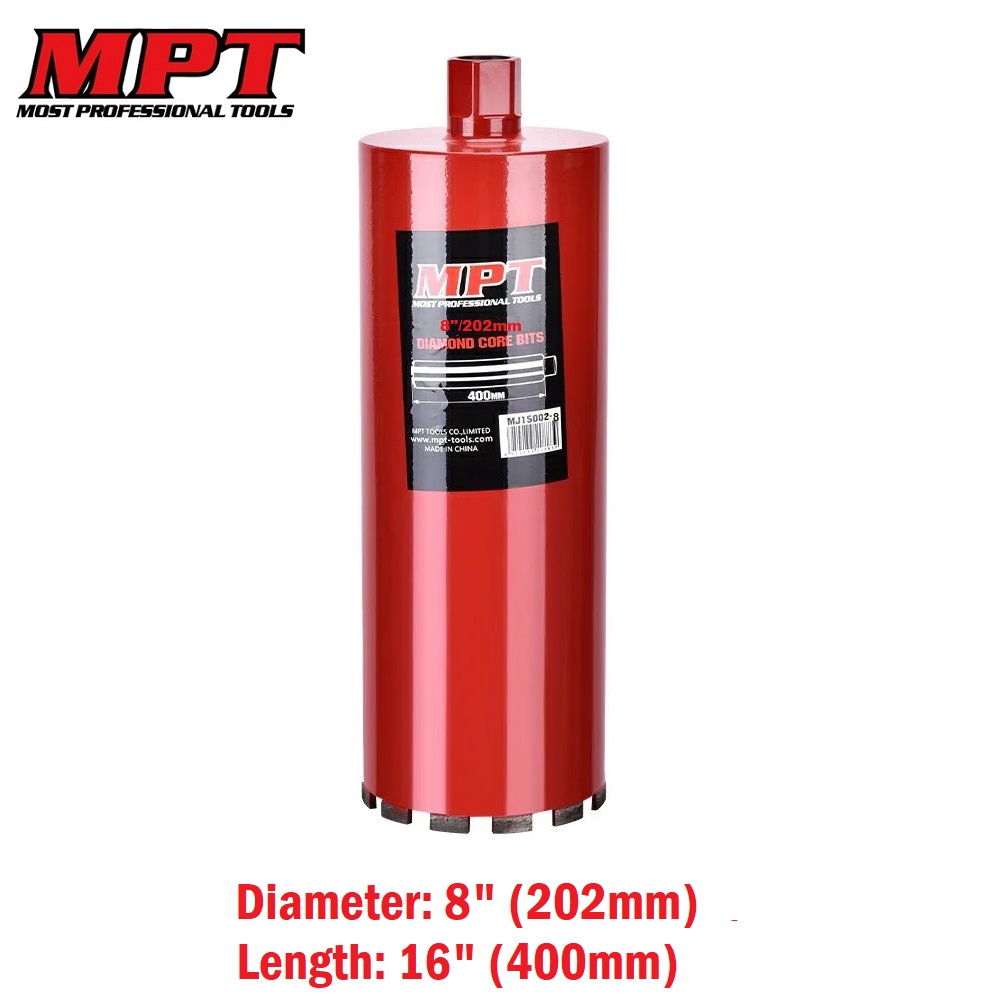 Picture of MPT Diamond Core Drill Bits ( 2" / 3" / 4" / 5" / 6" / 8" )
