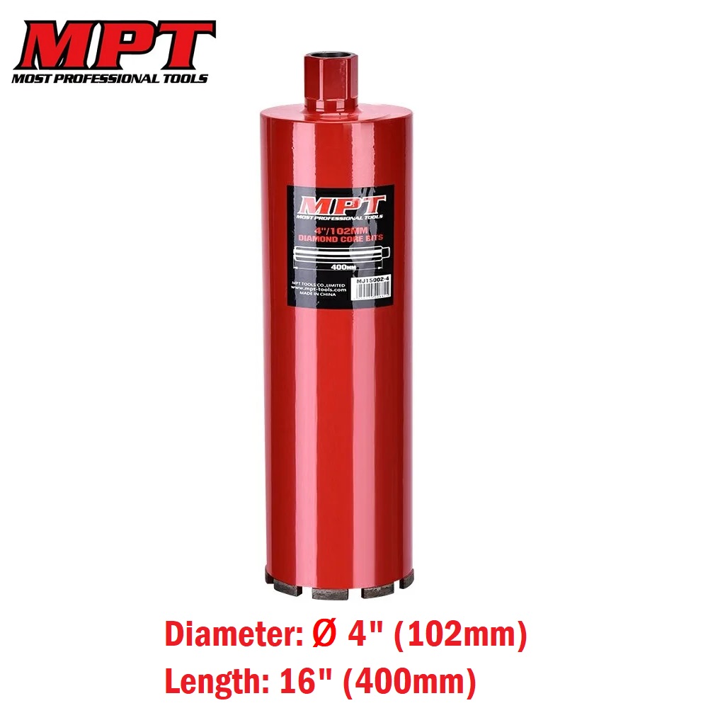 Picture of MPT Diamond Core Drill Bits ( 2" / 3" / 4" / 5" / 6" / 8" )