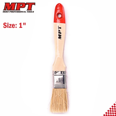 Picture of MPT Flat Paint Brush ( 1" / 1.5" / 2" / 2.5" / 3" / 4" ) Heavy Duty Wood Handle MHI04001-1 Kings Trading