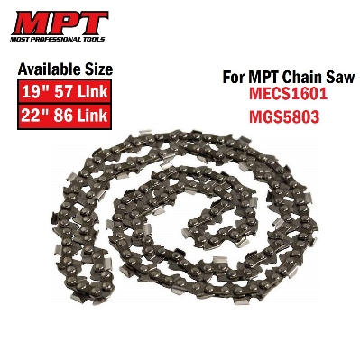 Picture of MPT Chain Saw Chain (16" / 22" ) FOR MPT Chain Saw ( MECS1601 / MGS5803 ) FULL-CHISEL BLADE CHAIN - Kings Trading