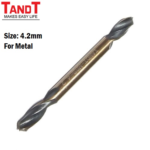 Picture of TANDT HSS Double Head Drill Bit ( ( 3.2mm | 4.2mm | 5.2mm | 6mm ) For Metal and Stainless